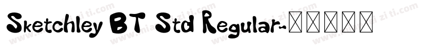 Sketchley BT Std Regular字体转换